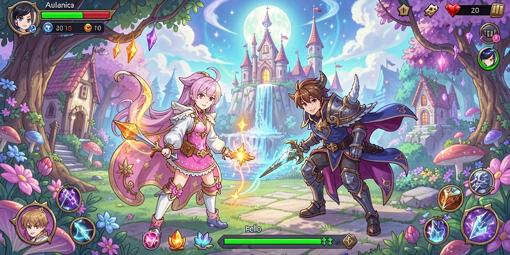 Tangkapan layar dari gameplay seru dalam 6CF.