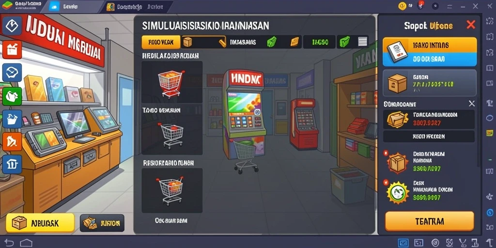 Tampilan antarmuka yang menawan dan mudah dipahami.