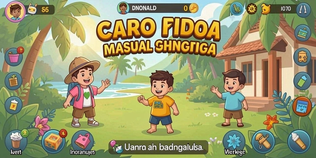Tampilan antarmuka CERITOTO yang menarik dan mudah digunakan.