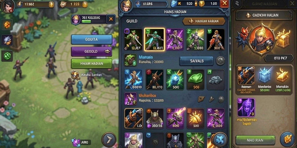 Tampilan awal yang memukau dengan backgroud fantastis.