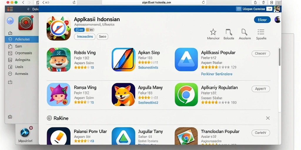 Antarmuka aplikasi yang user-friendly.