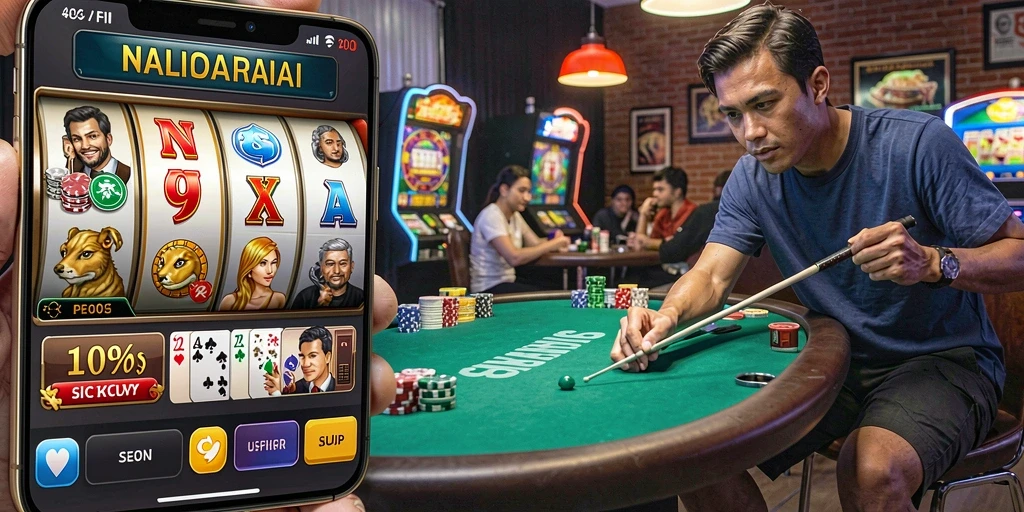 Tampilan menu utama yang menarik dan mudah dinavigasi.