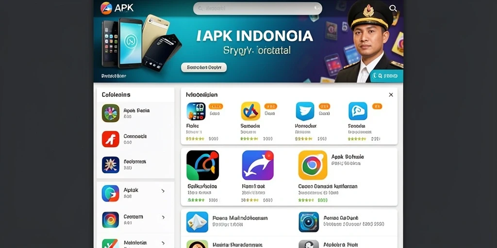 Tampilan menarik dengan berbagai fitur permainan.