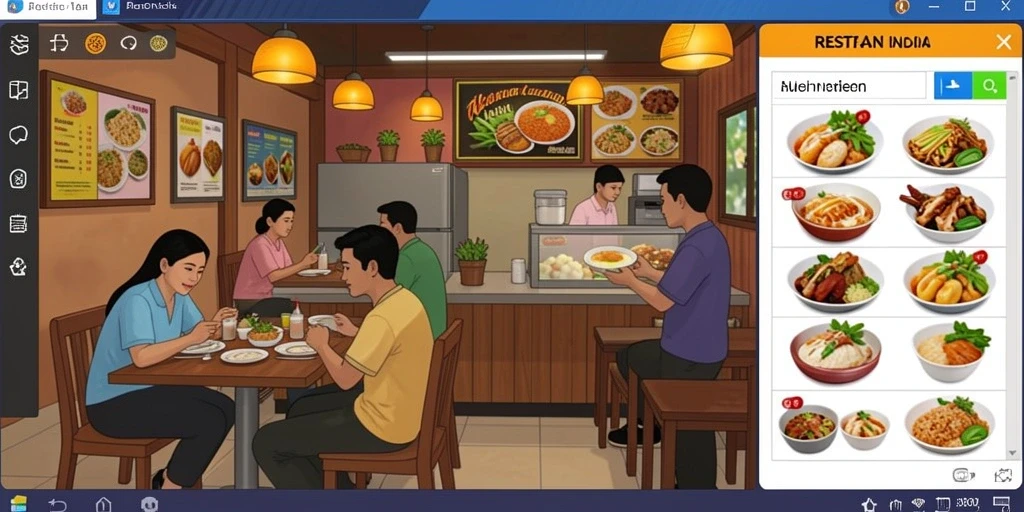 Tampilan antarmuka yang modern dan menarik.