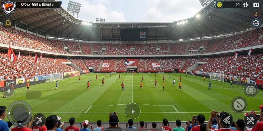 Screenshot aplikasi yang menunjukkan mode permainan seru.
