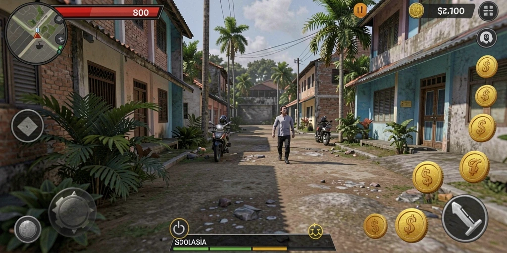 Tampilan utama aplikasi dengan navigasi sederhana.