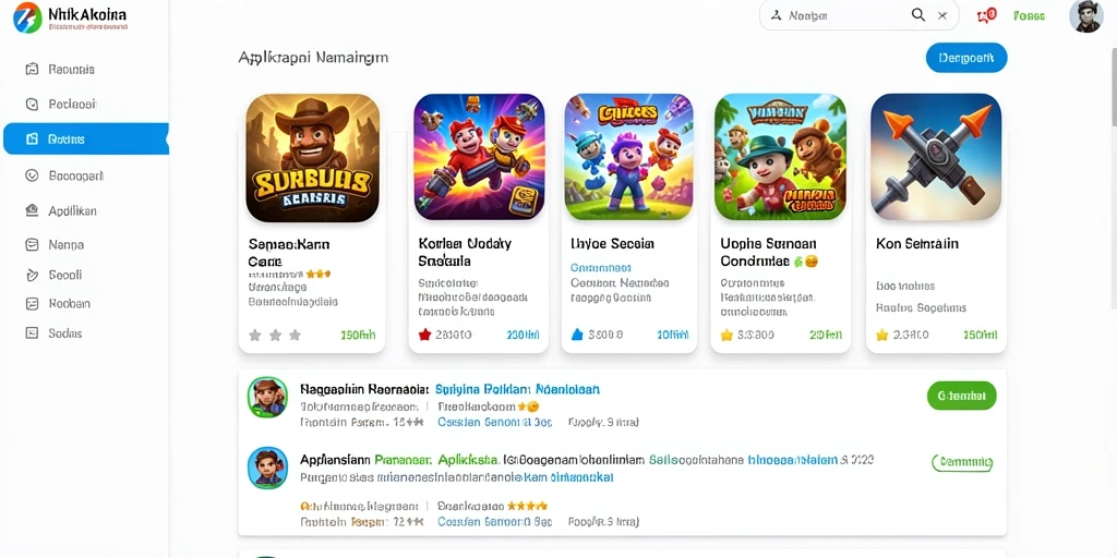 Tampilan antarmuka yang menarik dan user-friendly.