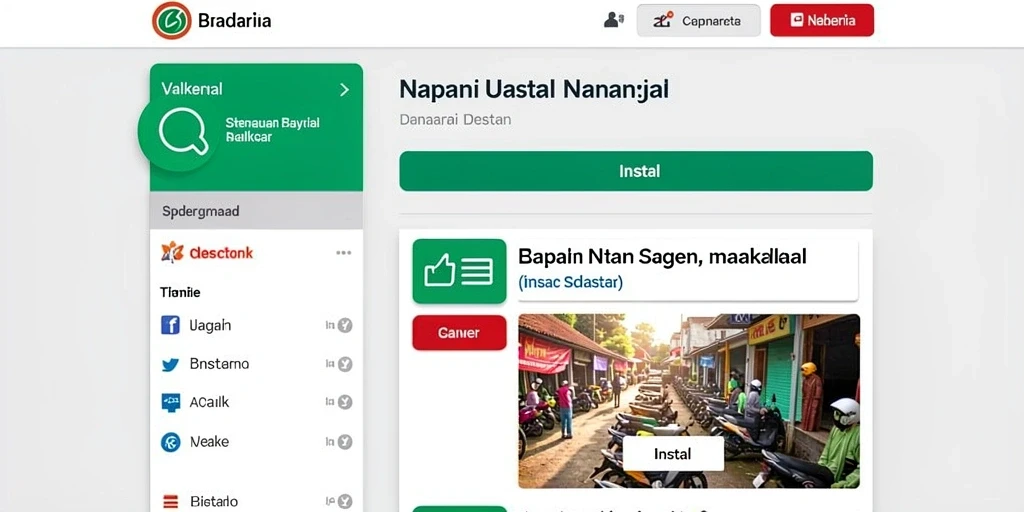 Tampilan awal aplikasi SELTOTO yang menarik.